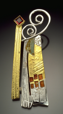  Klimt Kimono Brooch 